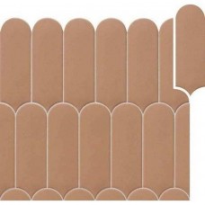 Керамическая плитка матовая Fan Clay Matt 20x7 10мм  коричневый Natucer