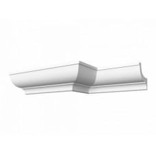 Гладкотянутый карниз Кс-112, 105Hx120мм