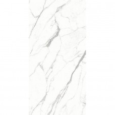 Керамогранит полированная Ultra Marmi UM6L157583 Bianco Statuario Luc Shiny 150x75 6мм  белый Ariostea