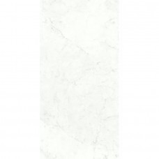 Керамогранит глянцевая Ultra Marmi UM6L157634 Michelangelo Altissimo Luc Shiny 150x75 6мм  белый Ariostea