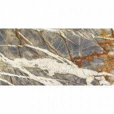 Керамогранит глянцевая Ultra Marmi UM6L300692A Blue Tempest Block A Luc Shiny 300x150 6мм  синий Ariostea