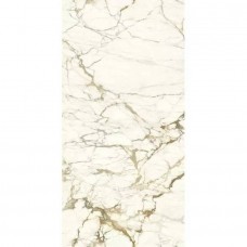 Керамогранит глянцевая Ultra Marmi UM6L300575B Calacatta Macchia Vecchia Block B Lucidato Shiny 300x150 6мм  бежевый Ariostea