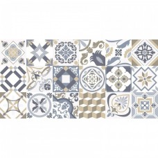 Керамическая плитка глянцевая Artwood WT36AOD55 Pattern 60x30 9мм  синий New Trend