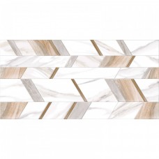Керамическая плитка глянцевая Volcano WT36VOC55 Pattern 60x30 9мм  белый New Trend