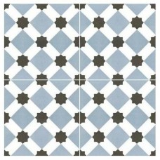 Керамическая плитка матовая Chic NKR_CH_HO_BLU Howard Blue 45x45 8мм голубой Niceker Керамическая плитка матовая Chic NKR_CH_HO_BLU Howard Blue 45x45 8мм голубой Niceker