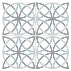 Керамическая плитка матовая Chic NKR_CH_BS_WHI Bosham White 45x45 8мм  белый Niceker