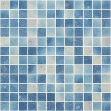 Мозаика глянцевая Glass Bluestone Antislip (2.5x2.5) 31x31 4.9мм  голубой Onix
