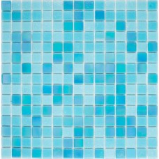 Мозаика глянцевая Classic Dori Blue 33x33 10мм  синий Orro Mosaic