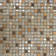 Мозаика глянцевая Glasstone Lavada Beige 30x30 10мм  бежевый Orro Mosaic