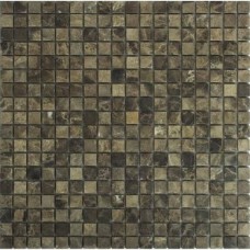 Мозаика полированная Stone Emperador Dark Pol. (1.5x1.5) 31x31 4мм  коричневый Orro Mosaic