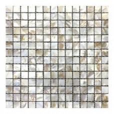 Мозаика глянцевая Glass Sun Shell 30x30 10мм  серый Orro Mosaic