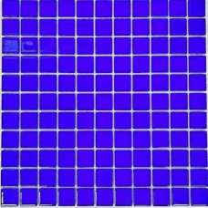 Мозаика глянцевая Glass Monocolor (2.5x2.5) 30x30 4мм  синий Orro Mosaic