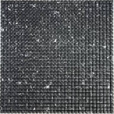 Мозаика матовая Glass Neo Black (0.8x0.8) 31x31 6мм  черный Orro Mosaic