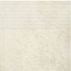 Ступень клинкерная плитка матовая Scandiano Beige Stopnica Prosta 30x30 11мм  бежевый Paradyz