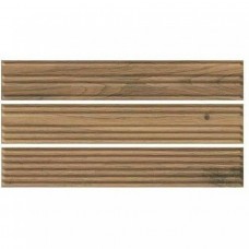 Клинкерная плитка матовая Carrizo Wood Elewacja Struktura Stripes Mix Mat 40x7 11мм  коричневый Paradyz