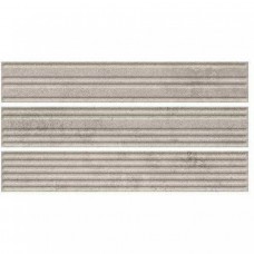 Клинкерная плитка матовая Carrizo Grey Elewacja Struktura Stripes Mix Mat 40x7 11мм  серый Paradyz