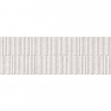 Керамическая плитка матовая Manhattan Silver Wavy SP/33.3X100/R 100x33 8.6мм  серый Peronda