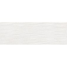 Керамическая плитка матовая Versa 43065 White Waves/33.3X100X0.98/R 100x33 9.8мм  белый Peronda