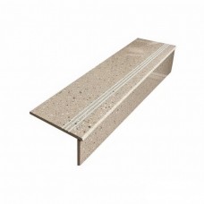 Ступень глянцевая Terazzo Peach 120x30 10мм  коричневый Armano