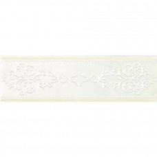 Бордюр глянцевая Crystal Marble MRV125 Frise Biancospino 30x10 12мм  белый Piemme Valentino