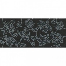 Декор матовая Harmony VC585 Ricamo Nero 45x20 9мм  черный Piemme Valentino