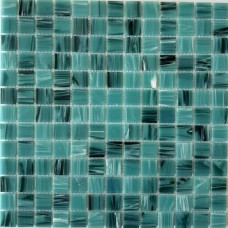 Мозаика матовая Стеклянная мозаика PIX131 (2.3x2.3) 33x33 4мм  бирюзовый Pixel Mosaic
