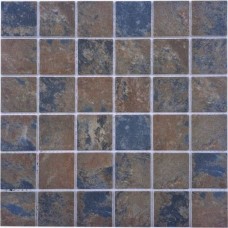 Мозаика Матовая PIX760 (4.8x4.8) 30x30 4мм  синий Pixel Mosaic