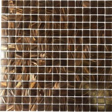 Мозаика глянцевая PIX117 Стекло (2x2) 32x32 4мм  коричневый Pixel Mosaic