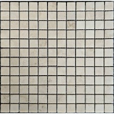 Мозаика Матовая Мрамор PIX323 Cappucino (2.3x2.3) 31x31 4мм  бежевый Pixel Mosaic