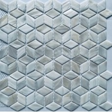 Мозаика глянцевая Перламутр PIX770 Super White (2.5x4) 29x28 2мм  белый Pixel Mosaic