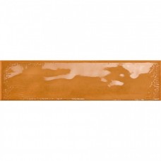 Керамическая плитка глянцевая Rain Kaki 30x8 10мм  оранжевый Prissmacer