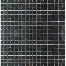 Мозаика глянцевая Камень QS-061-15P/10 31x31 10мм  черный Q-stones