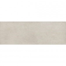 Керамическая плитка матовая Travertino Wall RCUR Struttura 3D Pli Cross Bianco Rett 120x40 12мм  бежевый Ragno