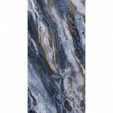 Керамогранит глянцевая Male Polished Gold Carving 120x60 9.5мм  синий Realistik