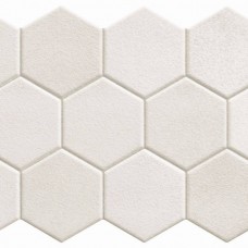 Керамическая плитка матовая Hex RLN0061 White 51x27 8мм  белый Realonda Ceramica
