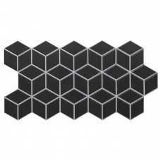 Керамогранит матовая Rhombus RLD000030 Black 51x27 10мм черный Realonda Ceramica Керамогранит матовая Rhombus RLD000030 Black 51x27 10мм черный Realonda Ceramica