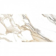 Керамогранит глянцевая Marmo Calacatta Porto Gold Glossy 120x60 9мм  белый Art&Natura Ceramic