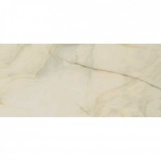 Керамогранит глянцевая Les Bijoux De Rex 766328 Onyx Blanche Glossy Ret 120x60 10мм  бежевый Rex Ceramiche