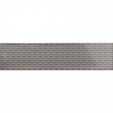 Декор глянцевая Ocean Decor Dark Grey 30x8 9мм  серый Ribesalbes