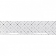 Декор глянцевая Ocean Decor White 30x8 9мм  белый Ribesalbes