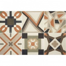 Керамогранит матовая Niza Coral 20x20 8мм  черный Roca