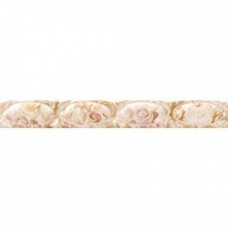 Бордюр глянцевая Spring RCS000064 Cenefa Parfum Blanco 59x8 9мм  бежевый Rocersa