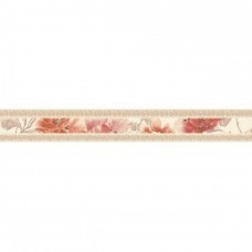 Бордюр глянцевая Retro RCS000074 Cenefa Verre Beige 59x8 9мм  бежевый Rocersa