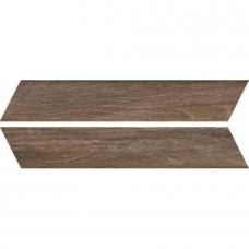 Керамогранит матовая Vintage J86582 Brune Chevron 41x8 10мм  коричневый Rondine Group RHS