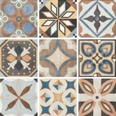 Керамогранит матовая Patchwork Colors PCOMX Mix 20x20 10мм  бежевый Sant Agostino