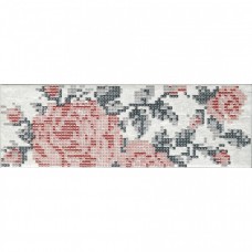Декор матовая Docklands 1047606 Inserto Flowers White S/1 26x9 10мм  белый Serenissima Cir