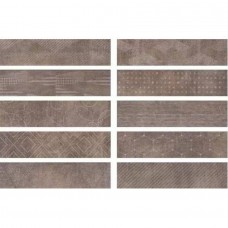 Керамогранит матовая Docklands 1047176 Freeport Brown Mix 35x9 10мм  коричневый Serenissima Cir