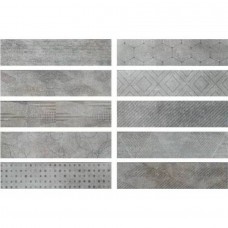 Керамогранит матовая Docklands 1047177 Freeport Grey Mix 35x9 10мм  серый Serenissima Cir