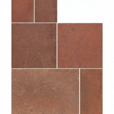 Керамогранит матовая Italica 1086527 Modulare 39 Terra Bruciata (комплект 2шт 20x20. 1шт 20x40. 40x40. 1шт) 61x40 10мм  коричневый Serenissima Cir