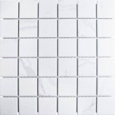 Мозаика матовая Homework Pmwb82223 Carrara Matt (4.8x4.8) 48x48 6мм  белый Starmosaic